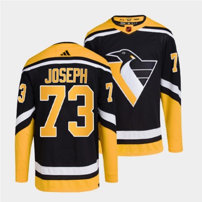 Pittsburgh Pittsburgh Penguins #73 PierreOlivier Joseph Men's adidas Reverse Retro 2.0 Authentic Player Jersey Black